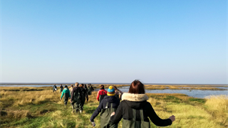All day field trip to the UNESCO World Heritage Wadden Sea National Park as part of the class 